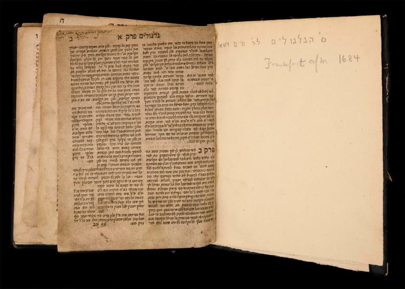 De la collection de livres rares : Sefer ha-Gilgulim (Francfort-sur-le-Main : David ben Nathan Gruenhut, 1684)