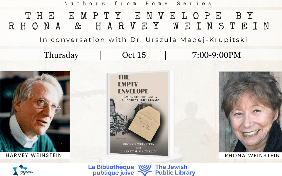 Authors from Home | The Empty Envelope by Rhona S. Weinstein and Harvey M. Weinstein