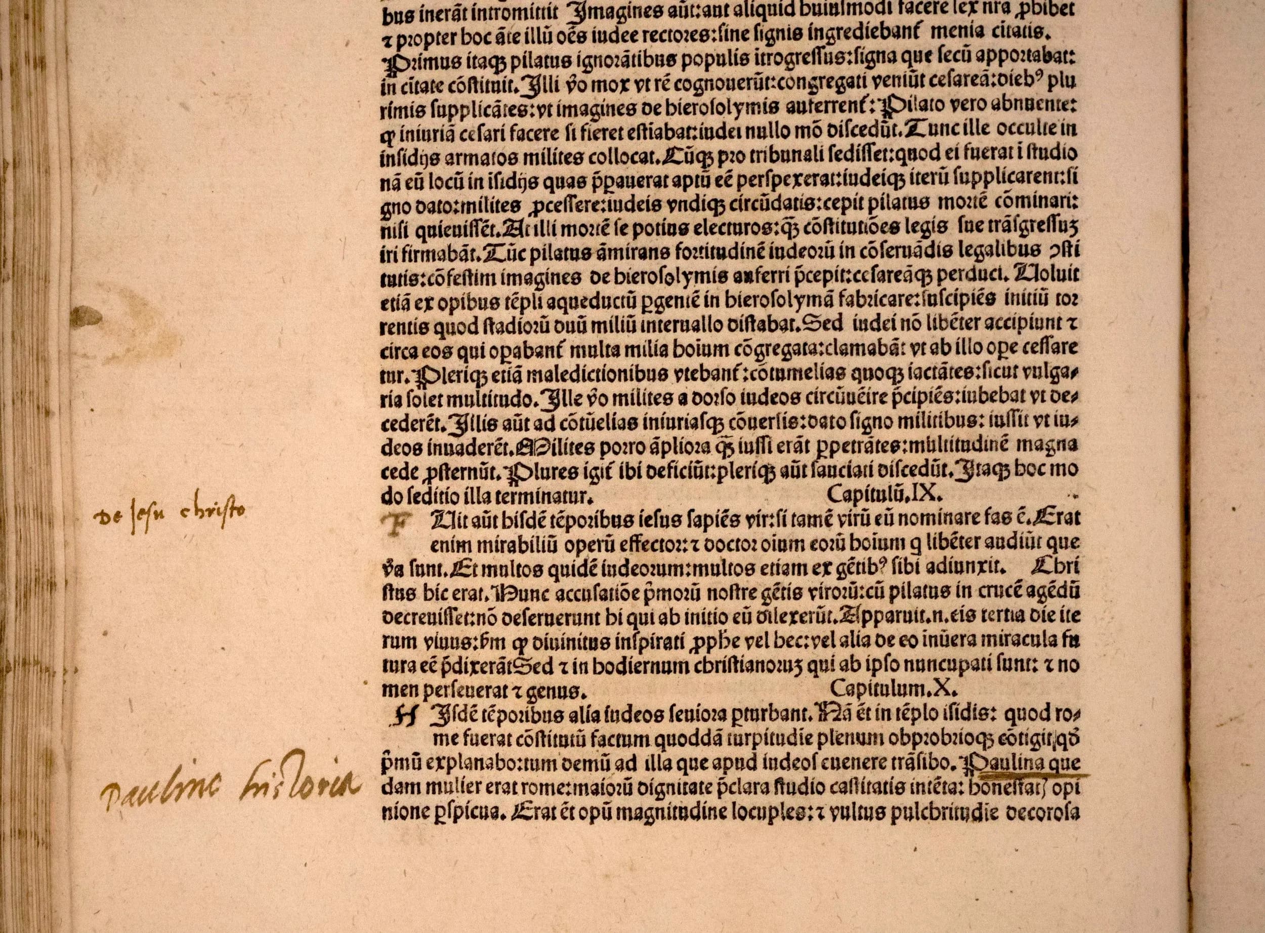 De la collection de livres rares : Antiquités des Juifs (Venise : Rinaldo de Novimagio, 1481)