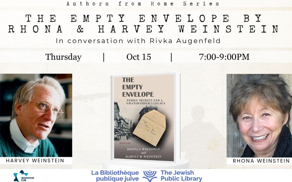 Authors from Home | The Empty Envelope by Rhona S. Weinstein and Harvey M. Weinstein