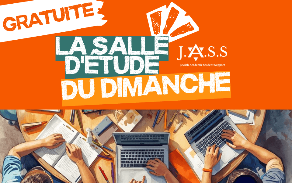 Gratuite! La Salle d'étude du dimanche avec J.A.S.S. Tutorat